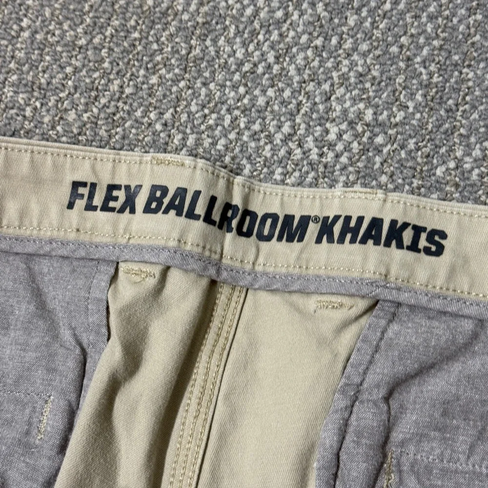 Duluth Trading Flex Ballroom‎ Khakis Pants Mens 40x30 Slim Fit Stretch Work